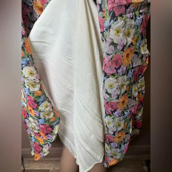 NWT Ivy City Co Red and Pink Midi Puff Sleeve Sundress Size 8 - Picture 12 of 17